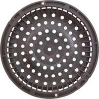 Main Drain Grate, WW Anti-Vortex, 8" Round, w/o Screws, Dk Gry