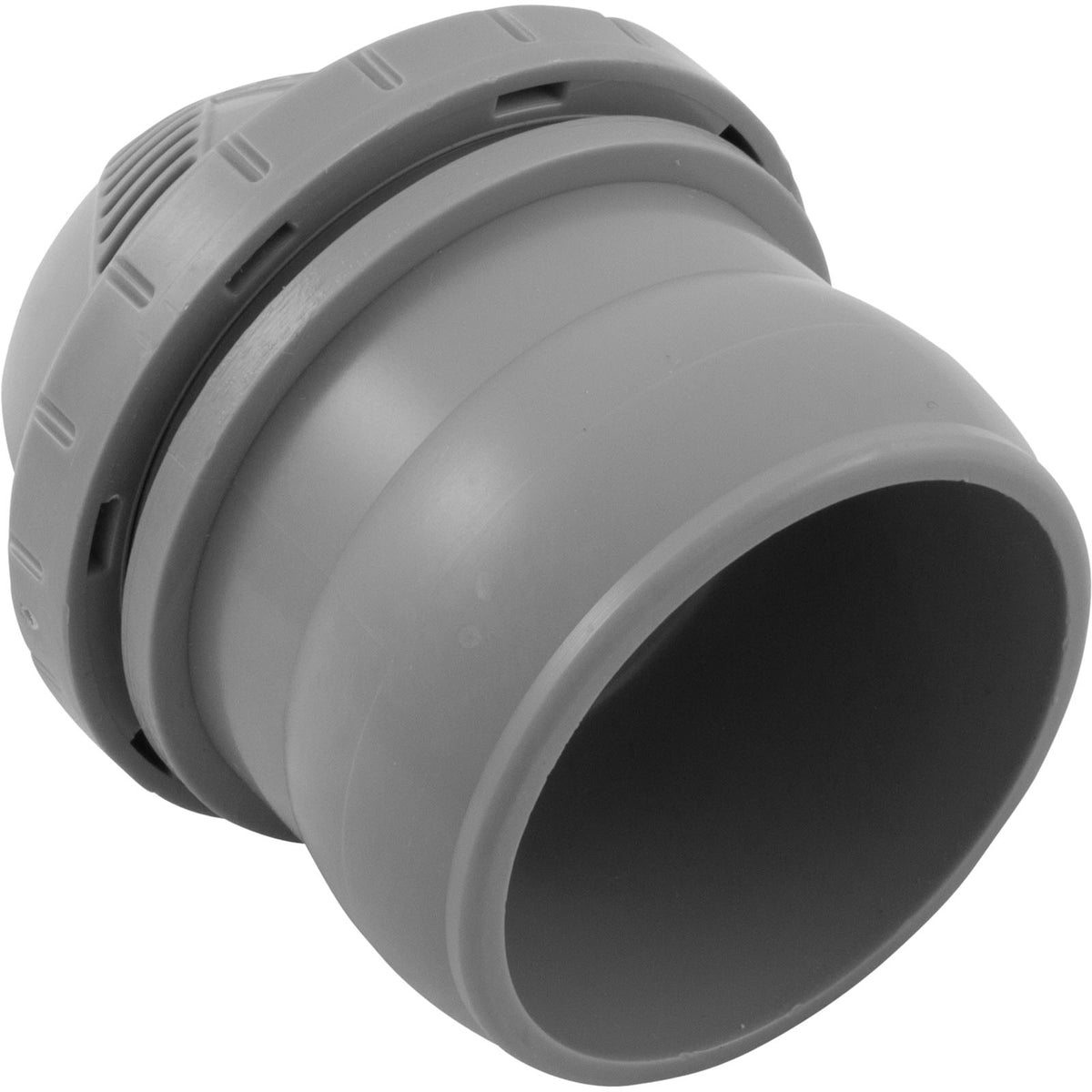 Inlet Fitting, Infusion Venturi, 2" Insider, Glueless, LtGry