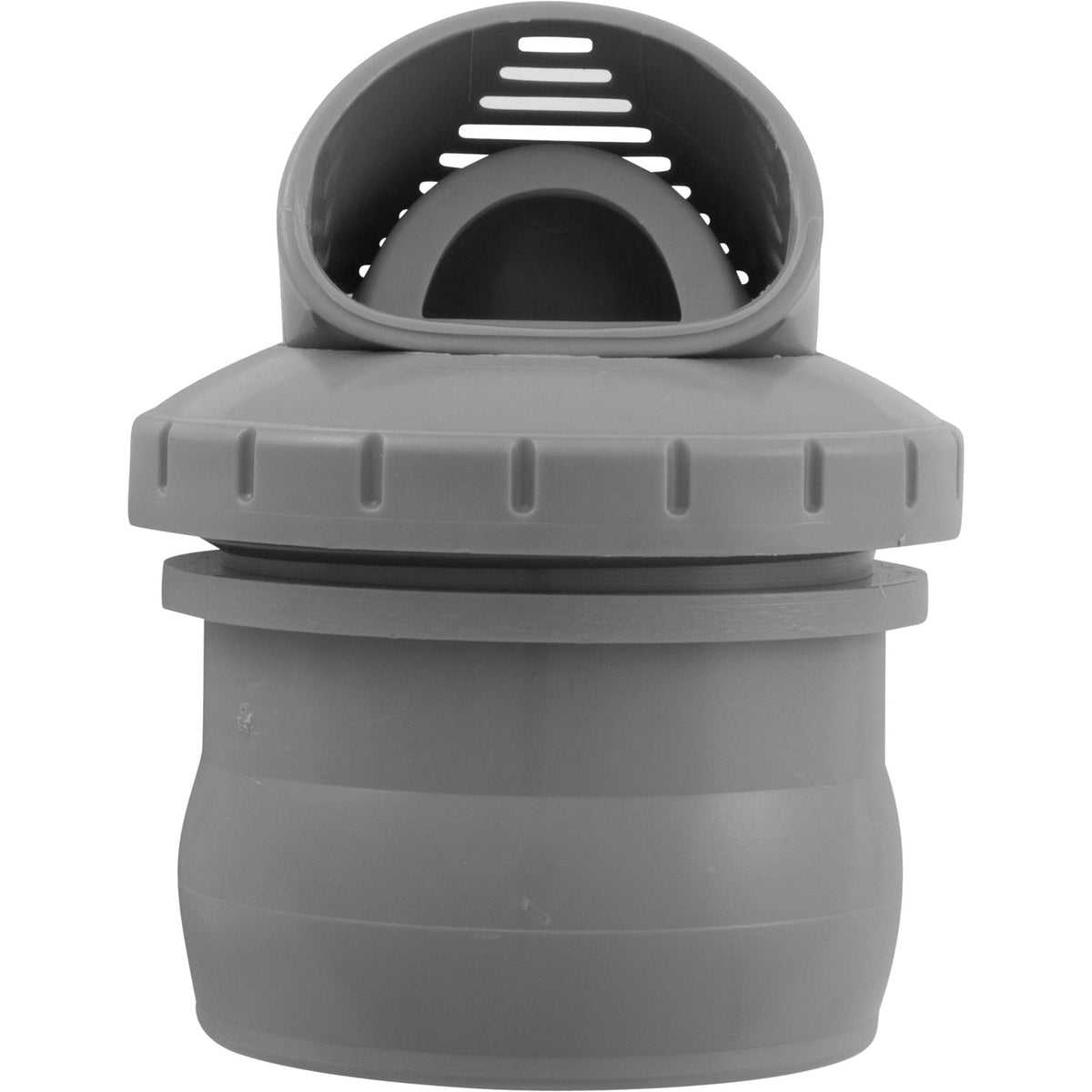 Inlet Fitting, Infusion Venturi, 2" Insider, Glueless, LtGry