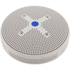 Suction Cover, HydroAir Repl, 6", 224gpm, w/Screws, White