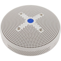 Suction Cover, HydroAir Repl, 6", 224gpm, w/Screws, White