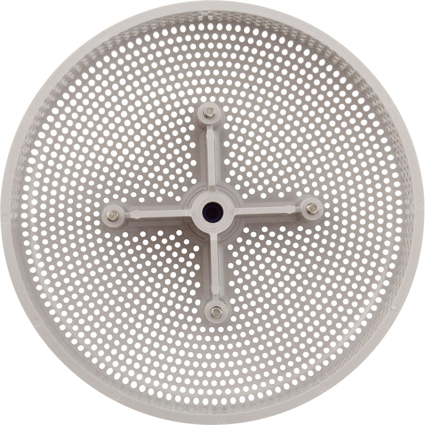 Suction Cover, HydroAir Repl, 6", 224gpm, w/Screws, White