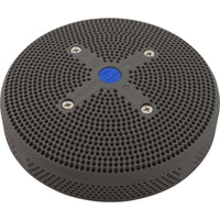 Suction Cover, HydroAir Repl, 6", 224gpm, w/Screws, Dk Gray