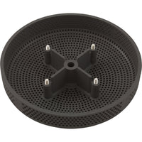 Suction Cover, HydroAir Repl, 6", 224gpm, w/Screws, Dk Gray