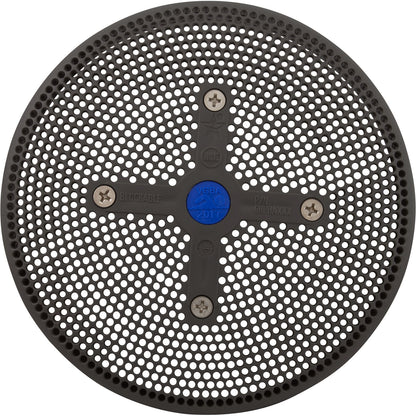 Suction Cover, HydroAir Repl, 6", 224gpm, w/Screws, Dk Gray