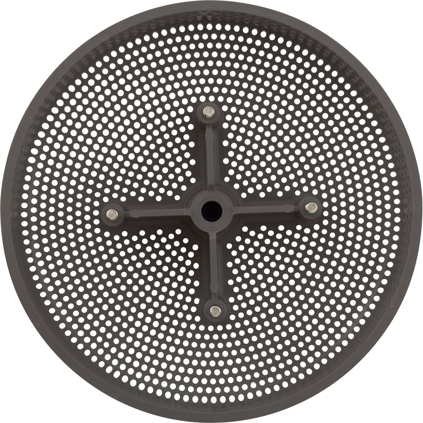 Suction Cover, HydroAir Repl, 6", 224gpm, w/Screws, Dk Gray