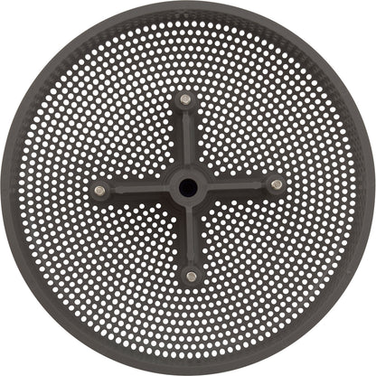 Suction Cover, HydroAir Repl, 6", 224gpm, w/Screws, Dk Gray