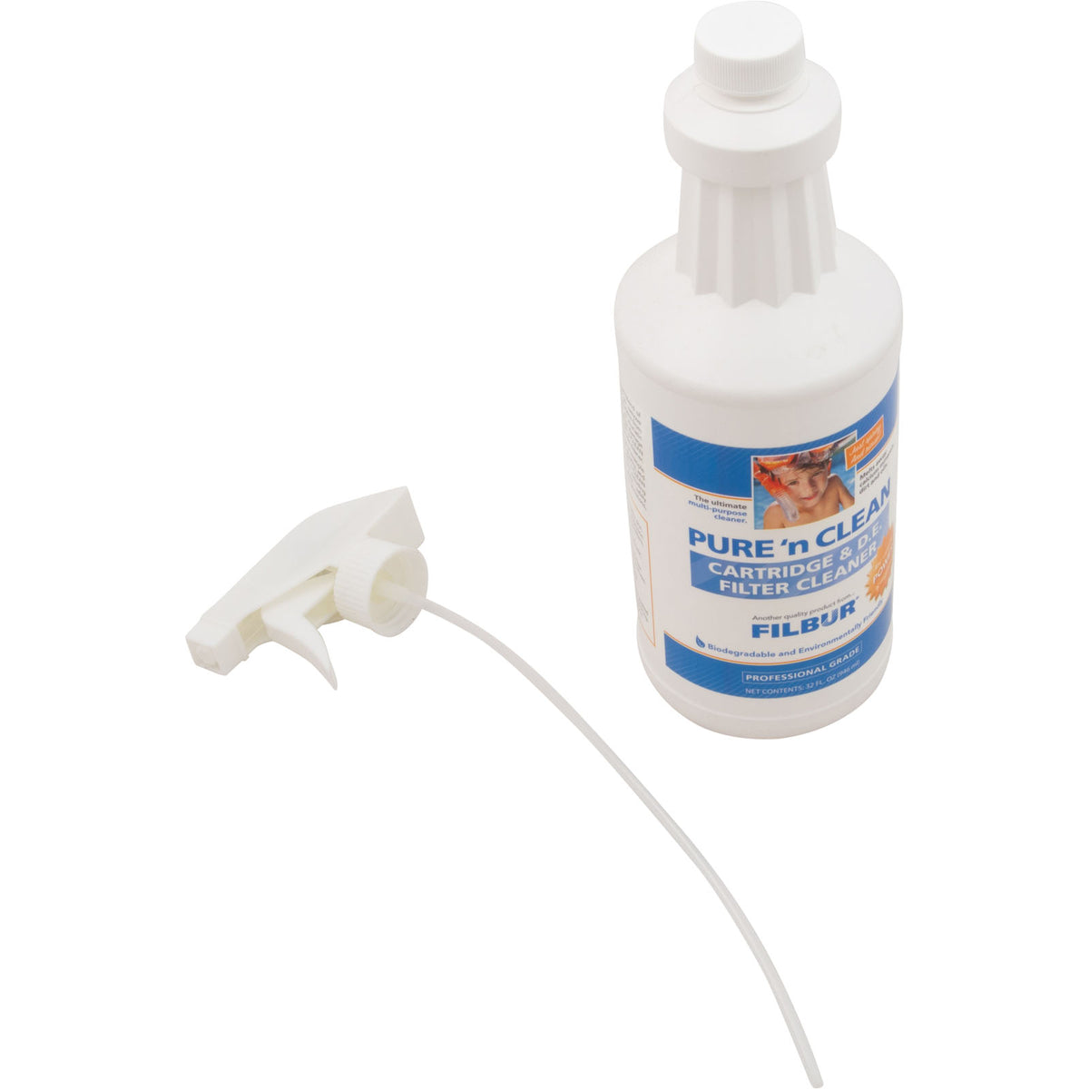 Cartridge and Grid Cleaner, Filbur, Pure and Clean, 32oz.