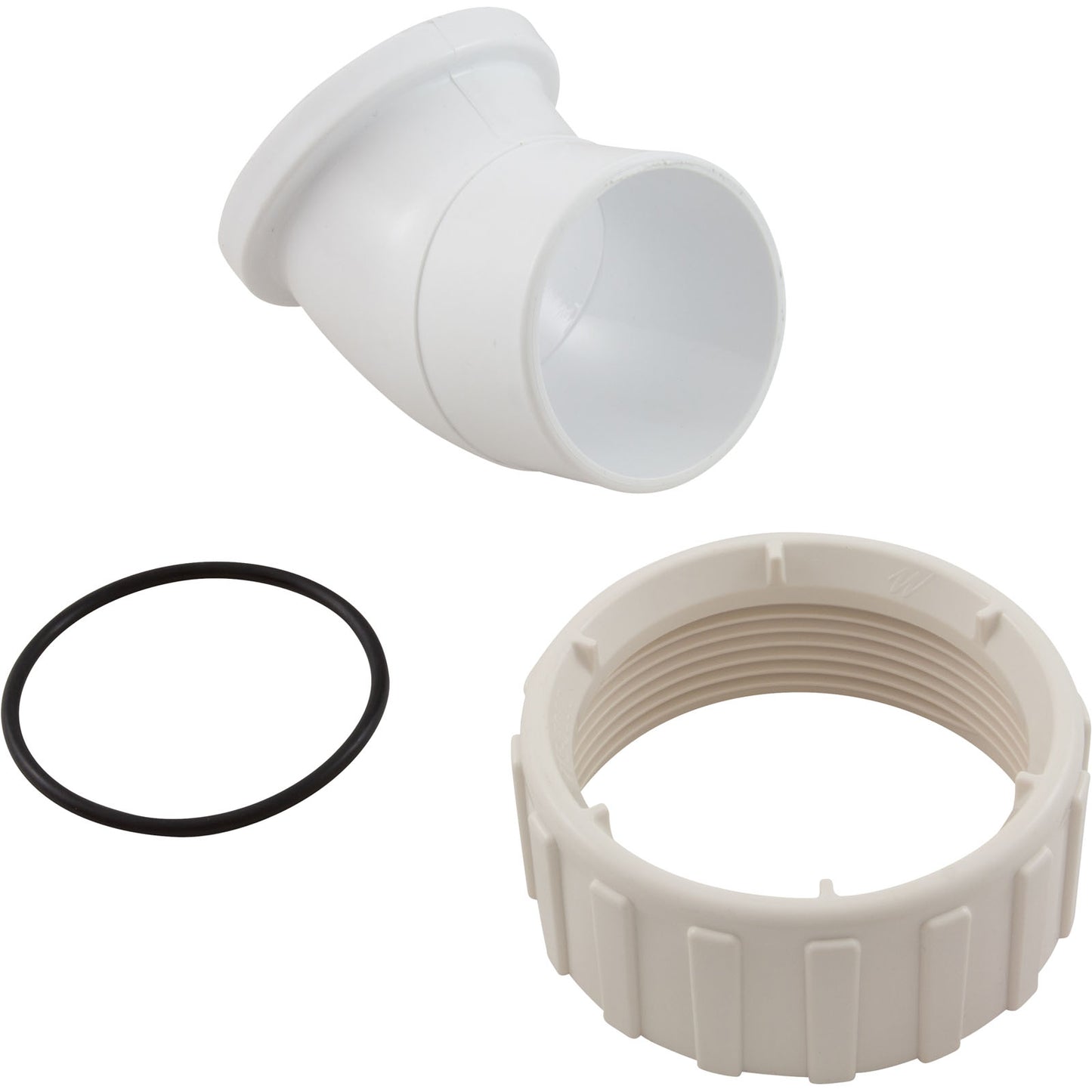 Raccord de pompe, filetage femelle de 2 po x robinet de 2 po, 45 degrés