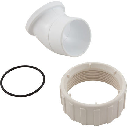 Raccord de pompe, filetage femelle de 2 po x robinet de 2 po, 45 degrés