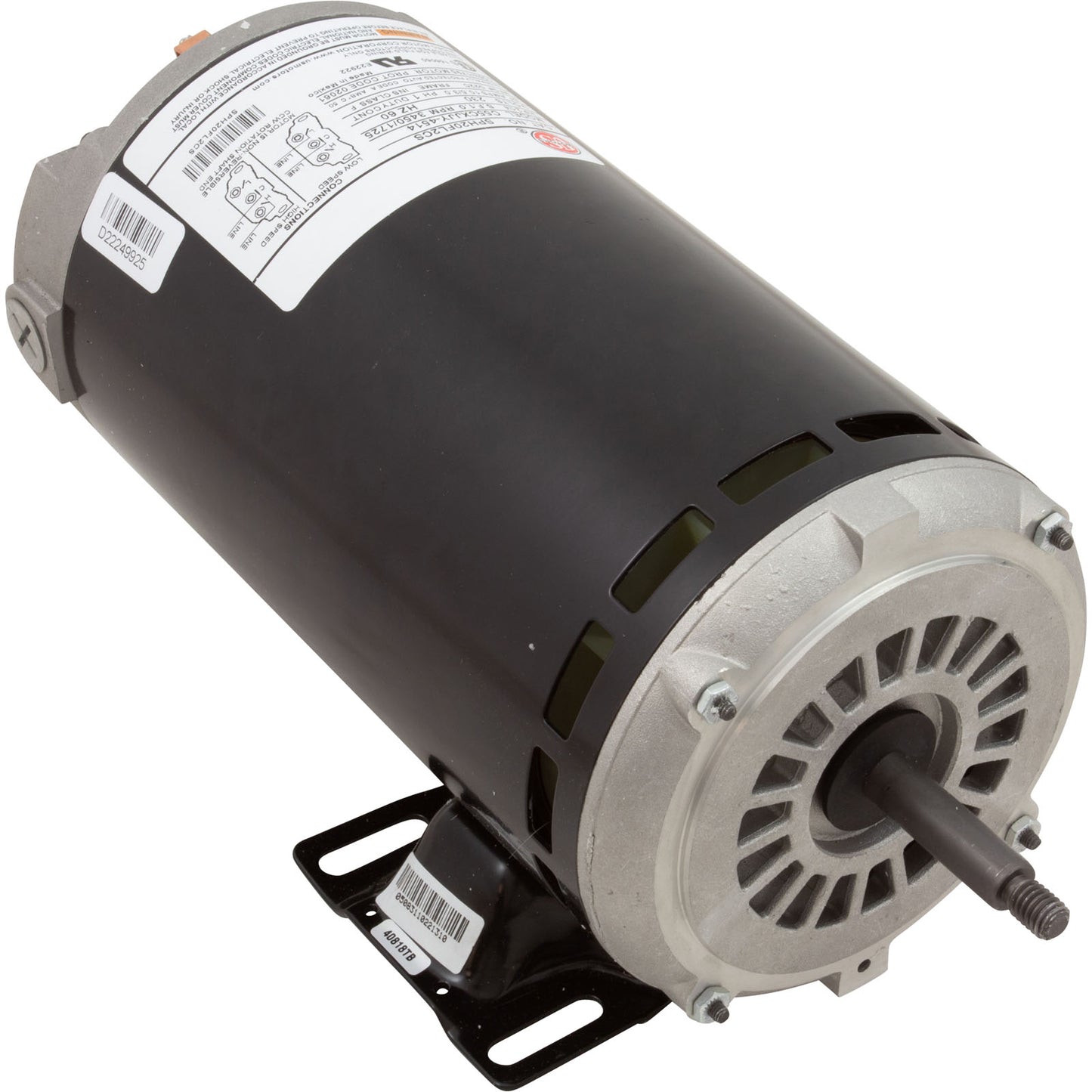 Motor, Nidec/US Motor, 2.0hp, 230v, 2-Speed, 48Y Frame