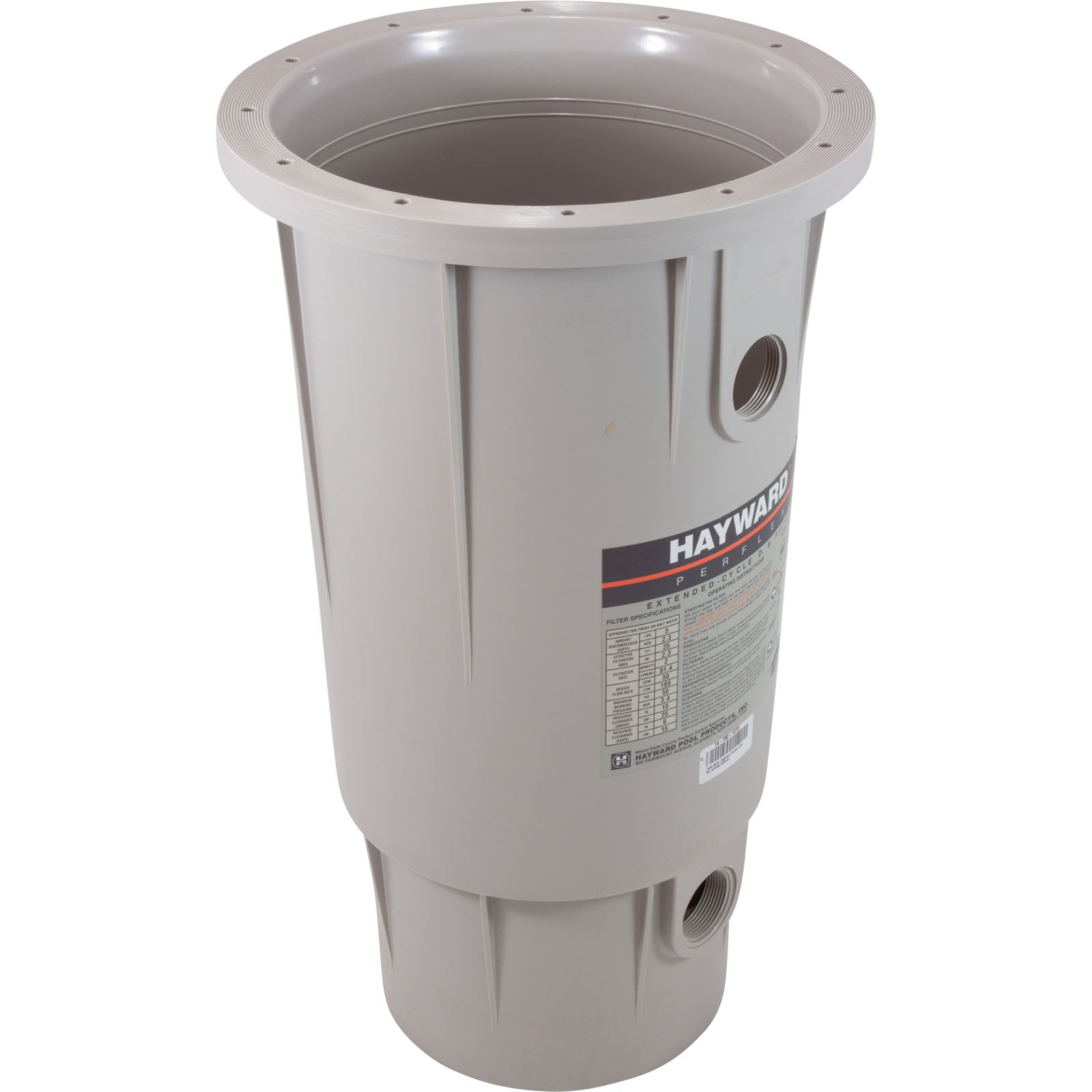 Tank Body, Hayward Perflex EC50A, w/Flow Diffuser