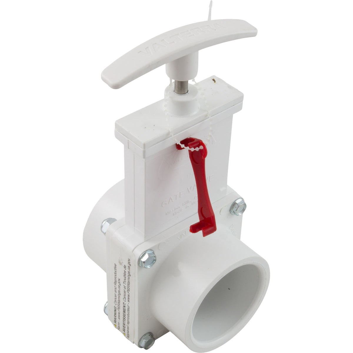 Gate Valve, 3 pc, Valterra, 1-1/2" Slip x 1-1/2" Slip, 45psi