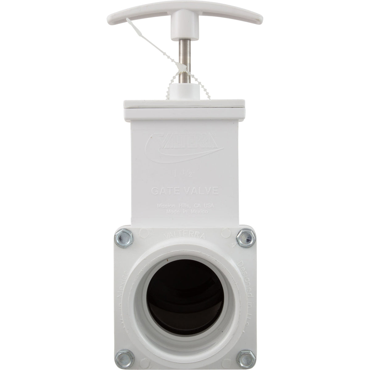 Gate Valve, 3 pc, Valterra, 1-1/2" Slip x 1-1/2" Slip, 45psi