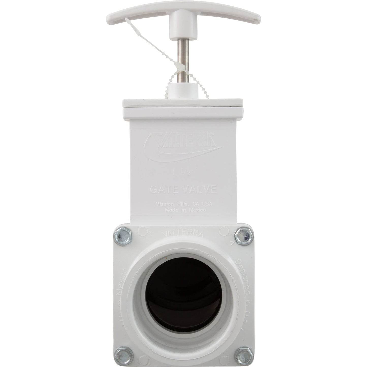 Gate Valve, 3 pc, Valterra, 1-1/2" Slip x 1-1/2" Slip, 45psi