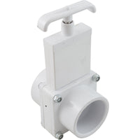 Gate Valve, 3 pc, Magic Plastics, 1-1/2"s x 1-1/2"s, 100psi
