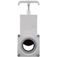 Gate Valve, 3 pc, Magic Plastics, 1-1/2"s x 1-1/2"s, 100psi