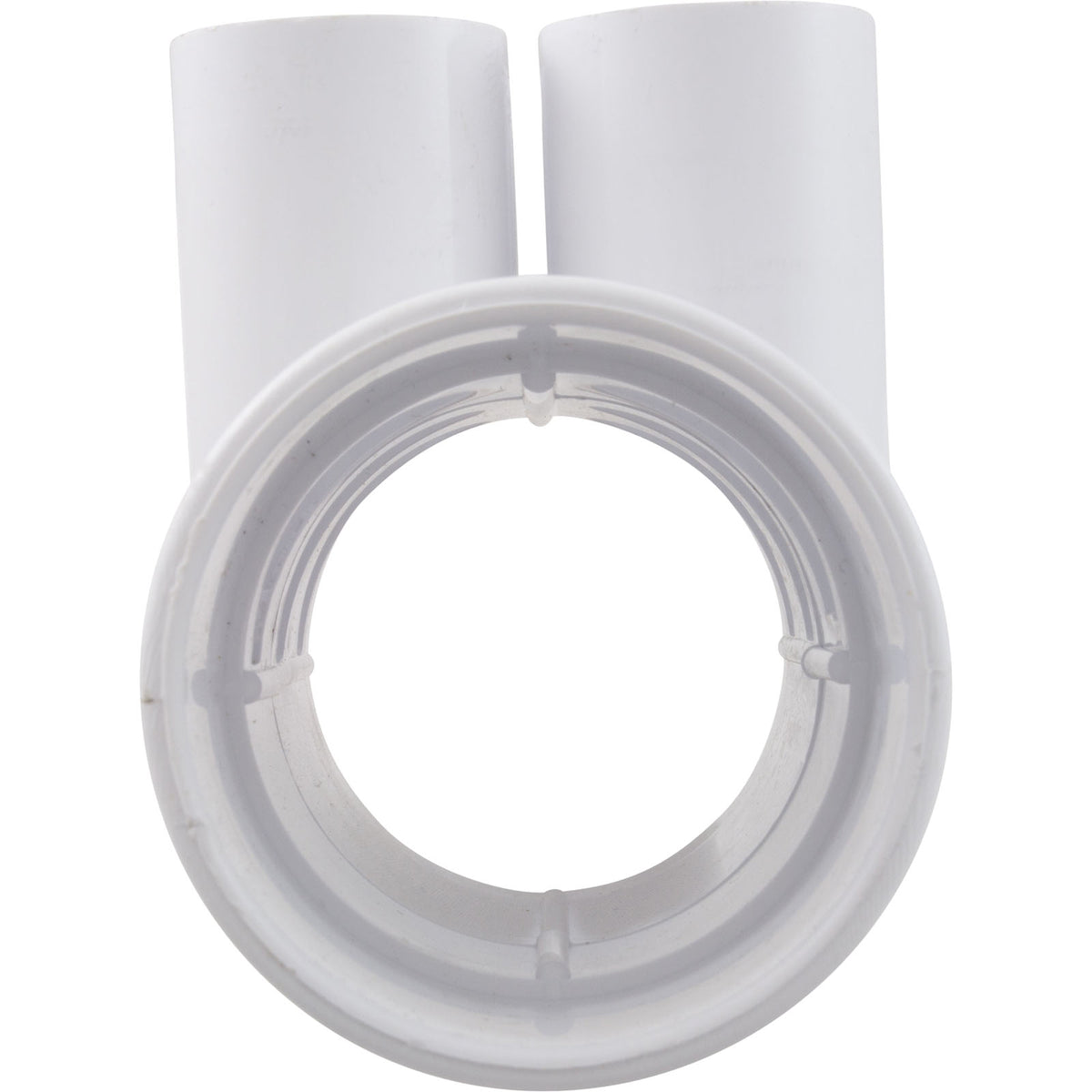 Manifold, 3/4" Slip, 6 Port, Flow Thru, 2" Slip x 2" Slip