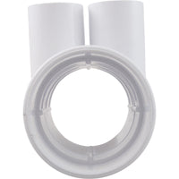 Manifold, 3/4" Slip, 6 Port, Flow Thru, 2" Slip x 2" Slip