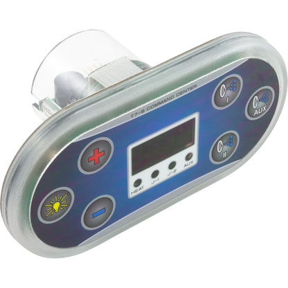 EL117 Topside, United Spas T7-S, 6 Button, P1, P2, Aux, Lt