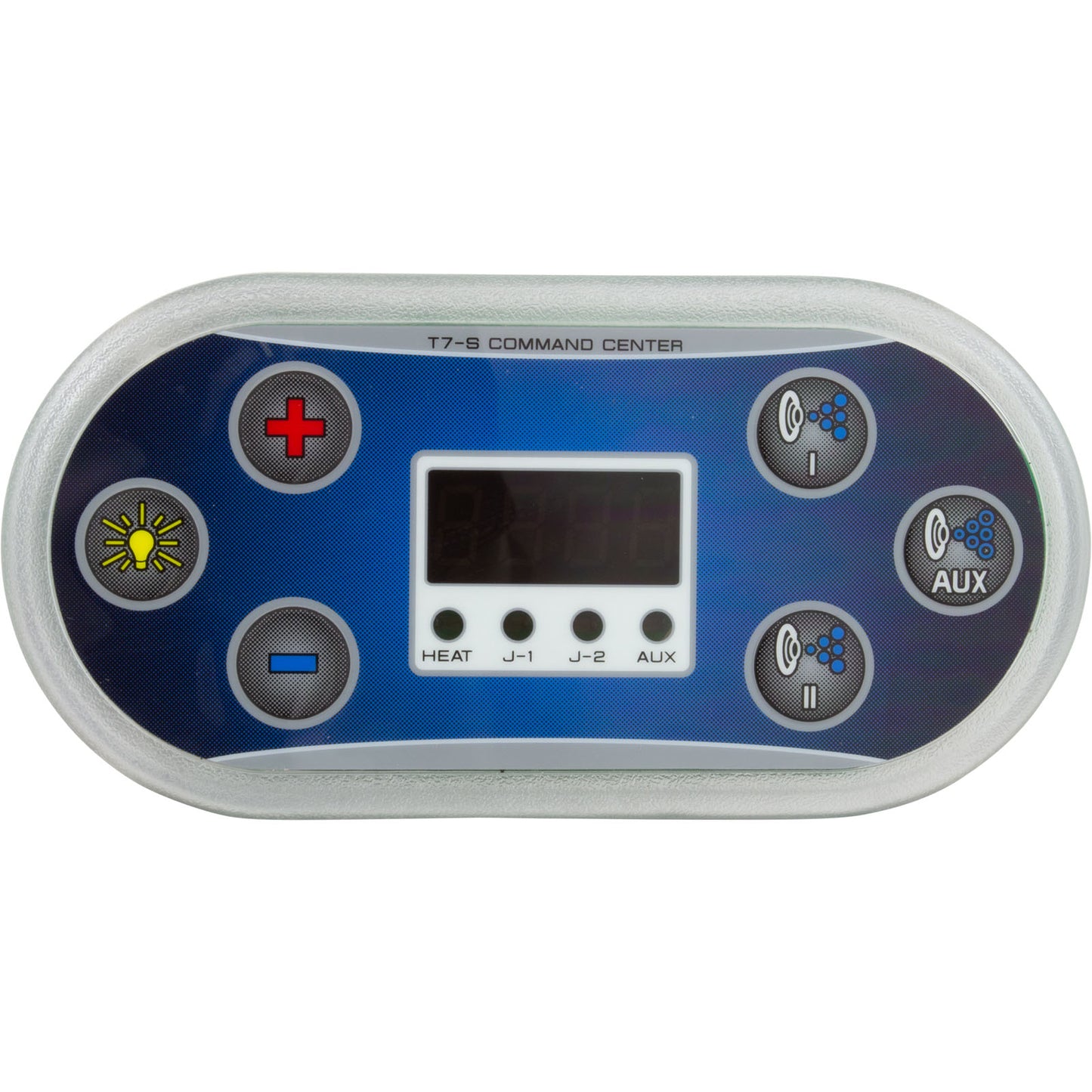 EL117 Topside, United Spas T7-S, 6 Button, P1, P2, Aux, Lt