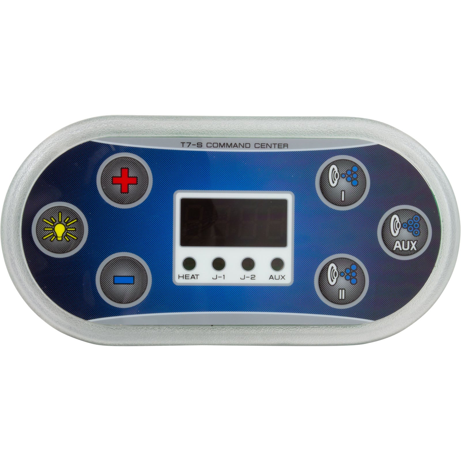 EL117 Topside, United Spas T7-S, 6 Button, P1, P2, Aux, Lt