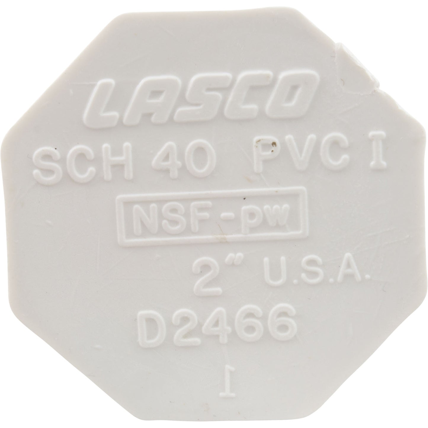 Plug, Lasco, 2" Spigot