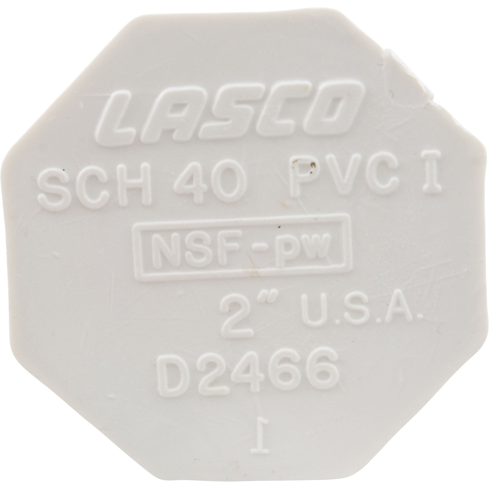 Plug, Lasco, 2" Spigot