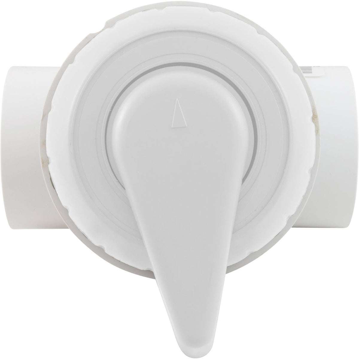 Diverter Valve, WW, 2", 2 Port, Top Mount, Notched, White