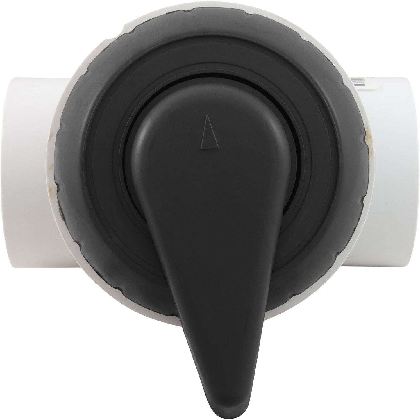 Diverter Valve, WW, 2", 2 Port, Top Mount, Notched, Black