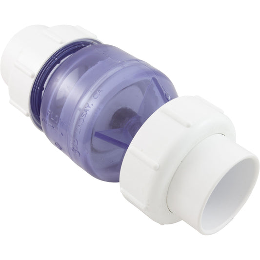 Check Valve, Flo Control, Spring, 2"s, 1/2 lb, True Union