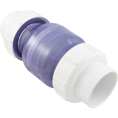 Válvula de retención, control de flujo, resorte, 2", 1/2 lb, unión verdadera