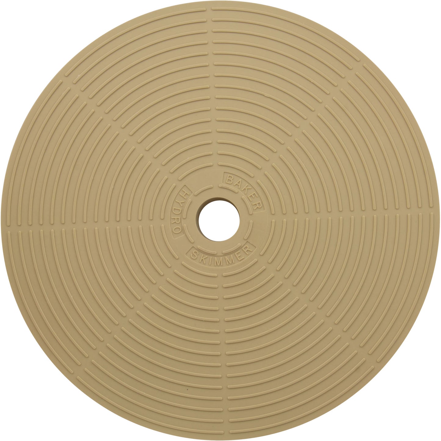 Couvercle, écumoire Waterco Baker HydroPak, 9-7/8" de diamètre, beige