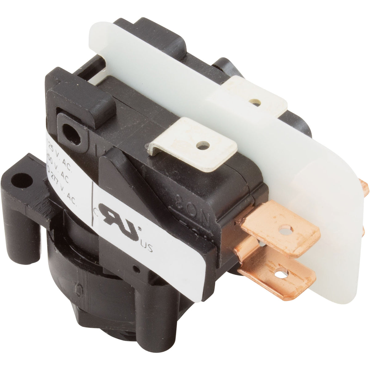 Air Switch, Tecmark, TBS 317, DPDT, 20A, thd, latch