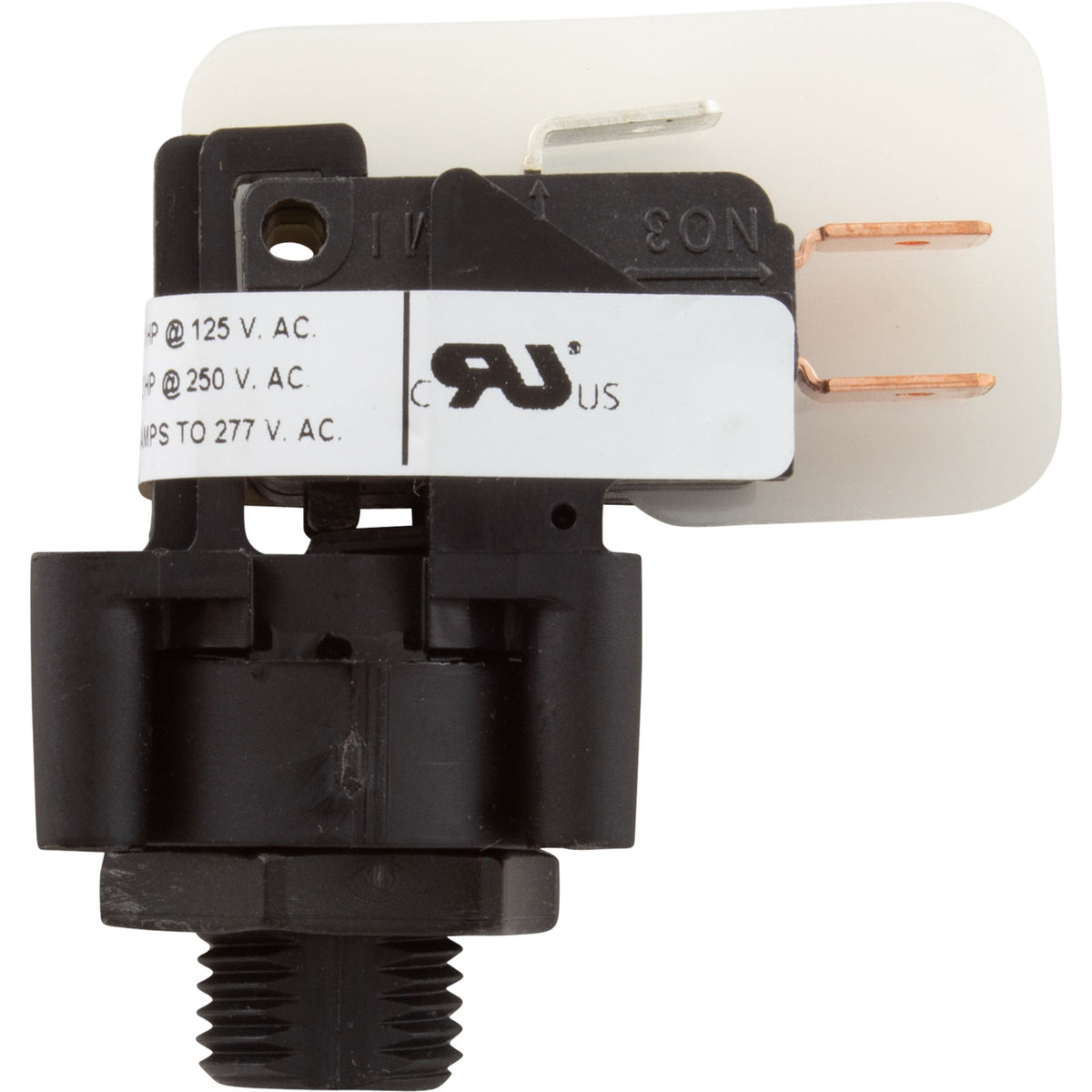 Air Switch, Tecmark, TBS 317, DPDT, 20A, thd, latch