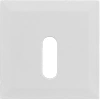 Deck Jet (J-Style) Square 3.5" Cover White
