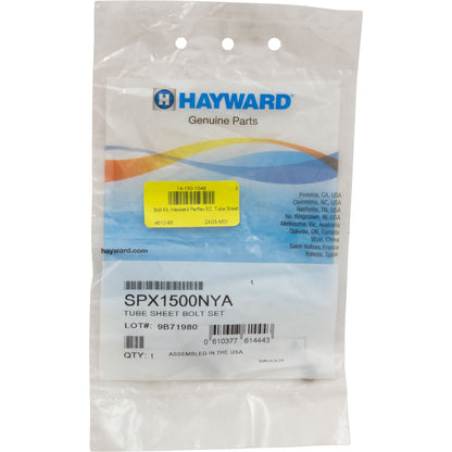 Kit de pernos, Hayward Perflex EC, placa de tubo