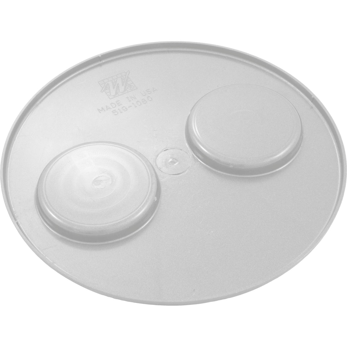 Niche Lid, Waterway Top-Load, with Cup Holder Lid, White