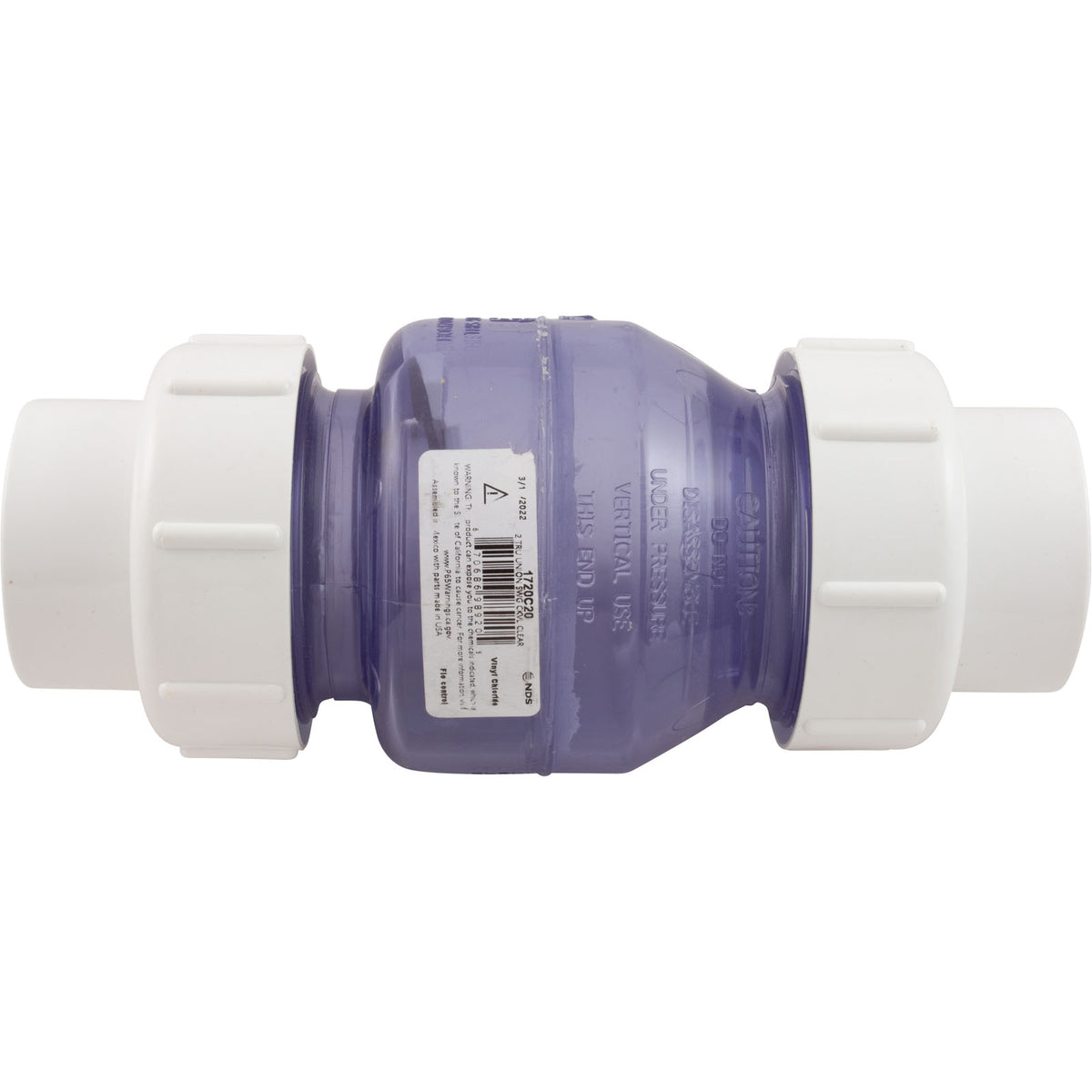 Check Valve, Flo Control, Swing, 2" Slip, True Union