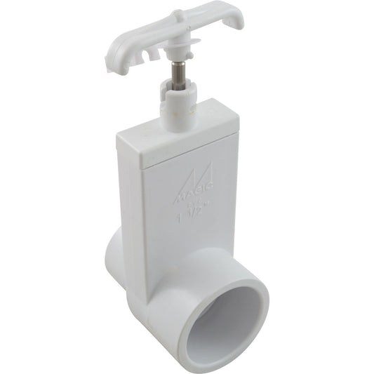 Gate Valve, UniBody, Magic, 1-1/2"s x 1-1/2"spg, 80psi