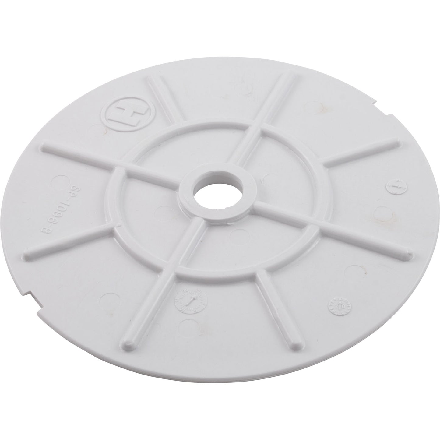 Lid, Hayward SP1090/1092/1096/1097/1098, 6-5/8"dia, White
