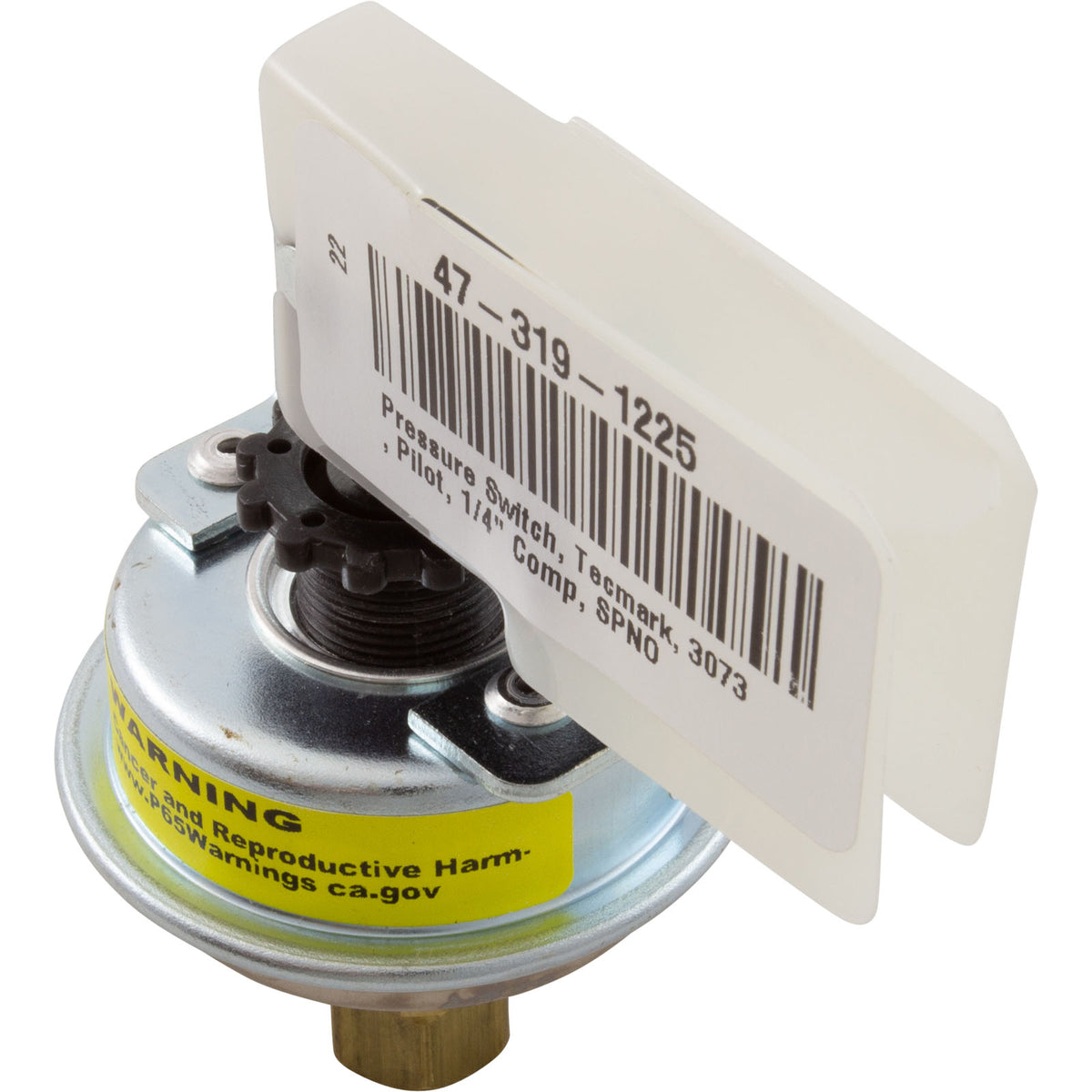Pressure Switch, Tecmark, 3073, Pilot, 1/4" Comp, SPNO