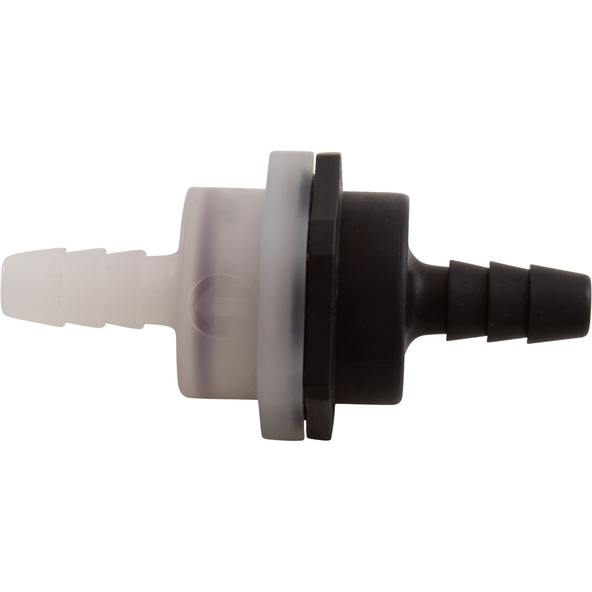 Ozone Supply Check Valve (1/4Hb X 3/8Hb) 1 Psi, Double-Barbe