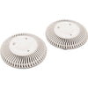 Main Drain Grate, Paramount SDX2, Vinyl, White, qty 2