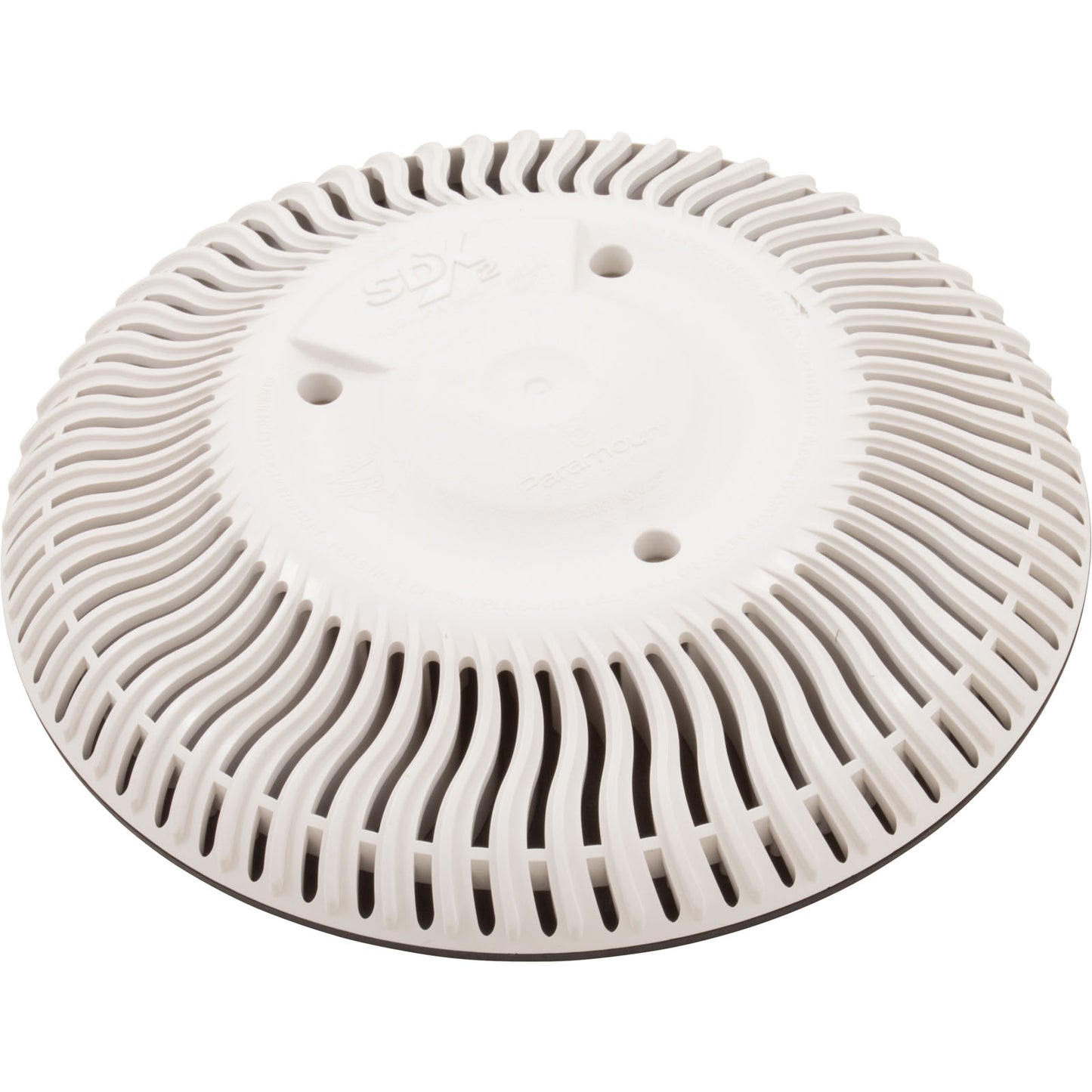 Main Drain Grate, Paramount SDX2, Vinyl, White, qty 2