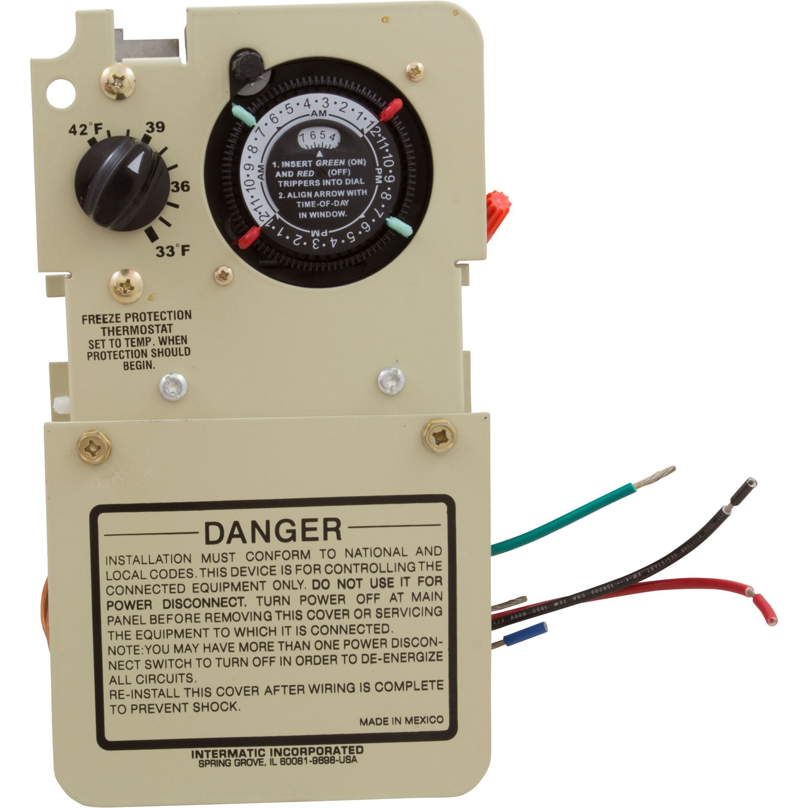 Timer W/T-Stat, 240V - Fits T10000R, T30000R, T40000 Panels