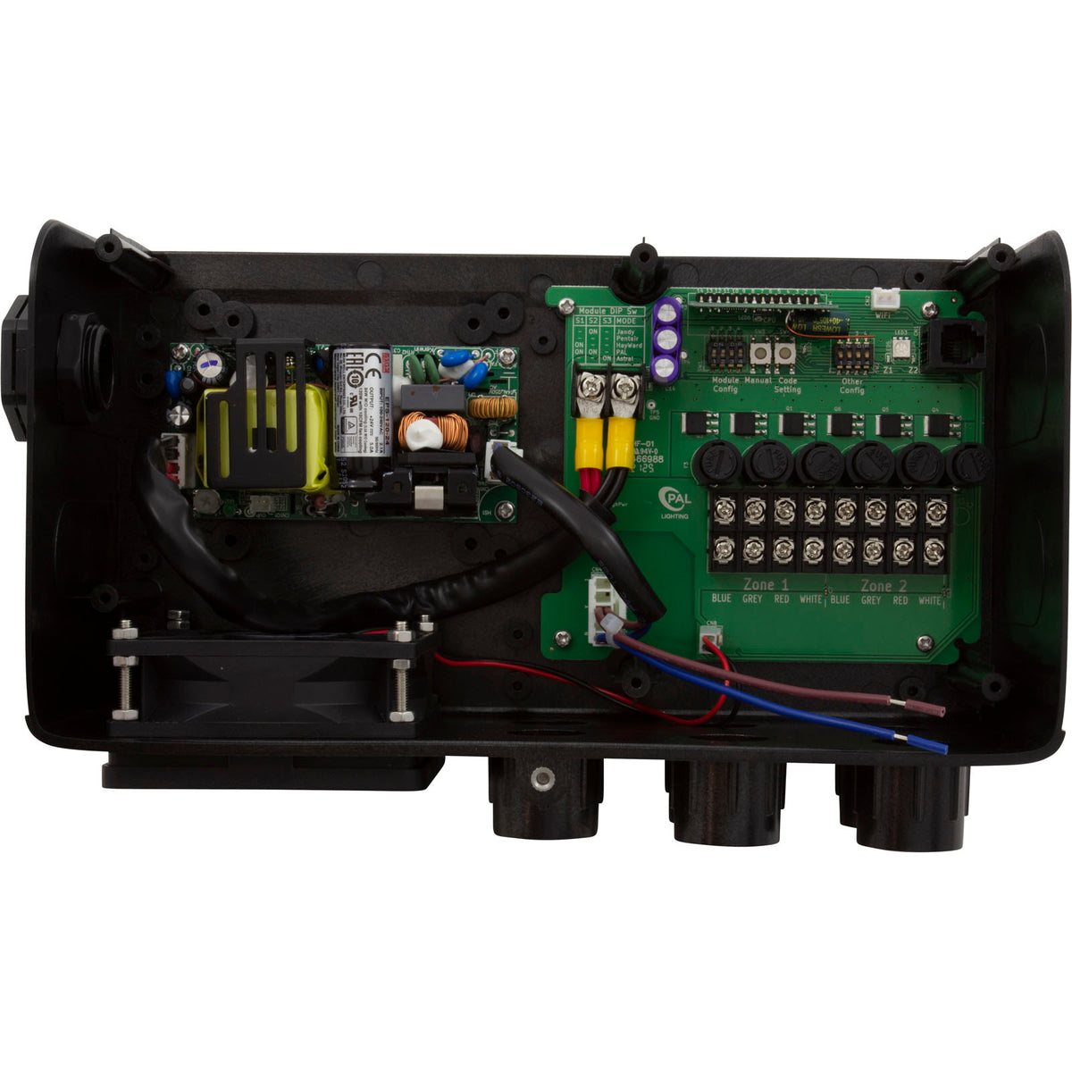 PAL 120W Multi Color Dual Zone Rem Ctrl Transformer 24VDC