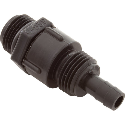 Check Valve, Mazzei C83, 1/2"mpt x 3/8"b, PVDF