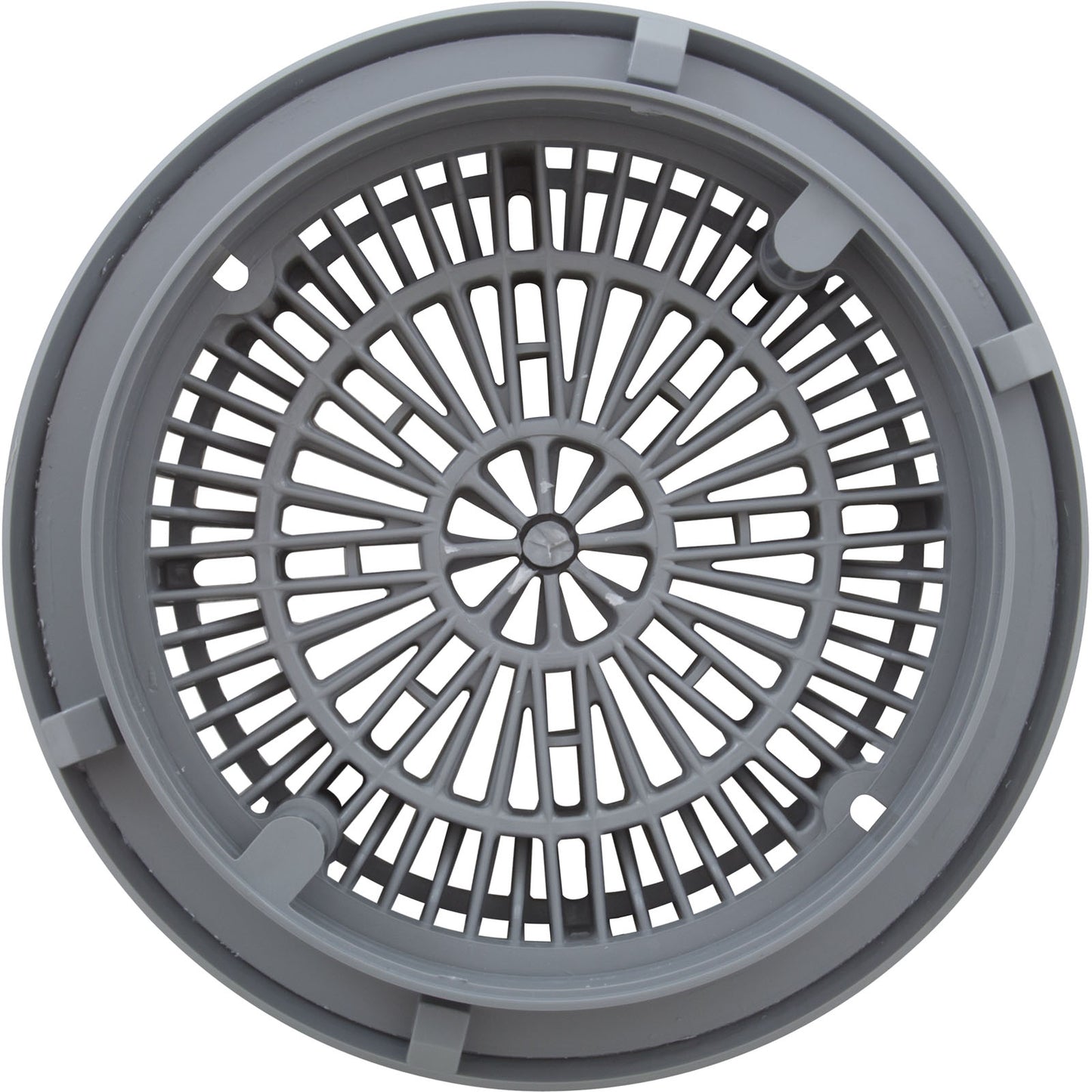 Gunite Main Drain Frame, Galaxy Lid (Av) , Gray