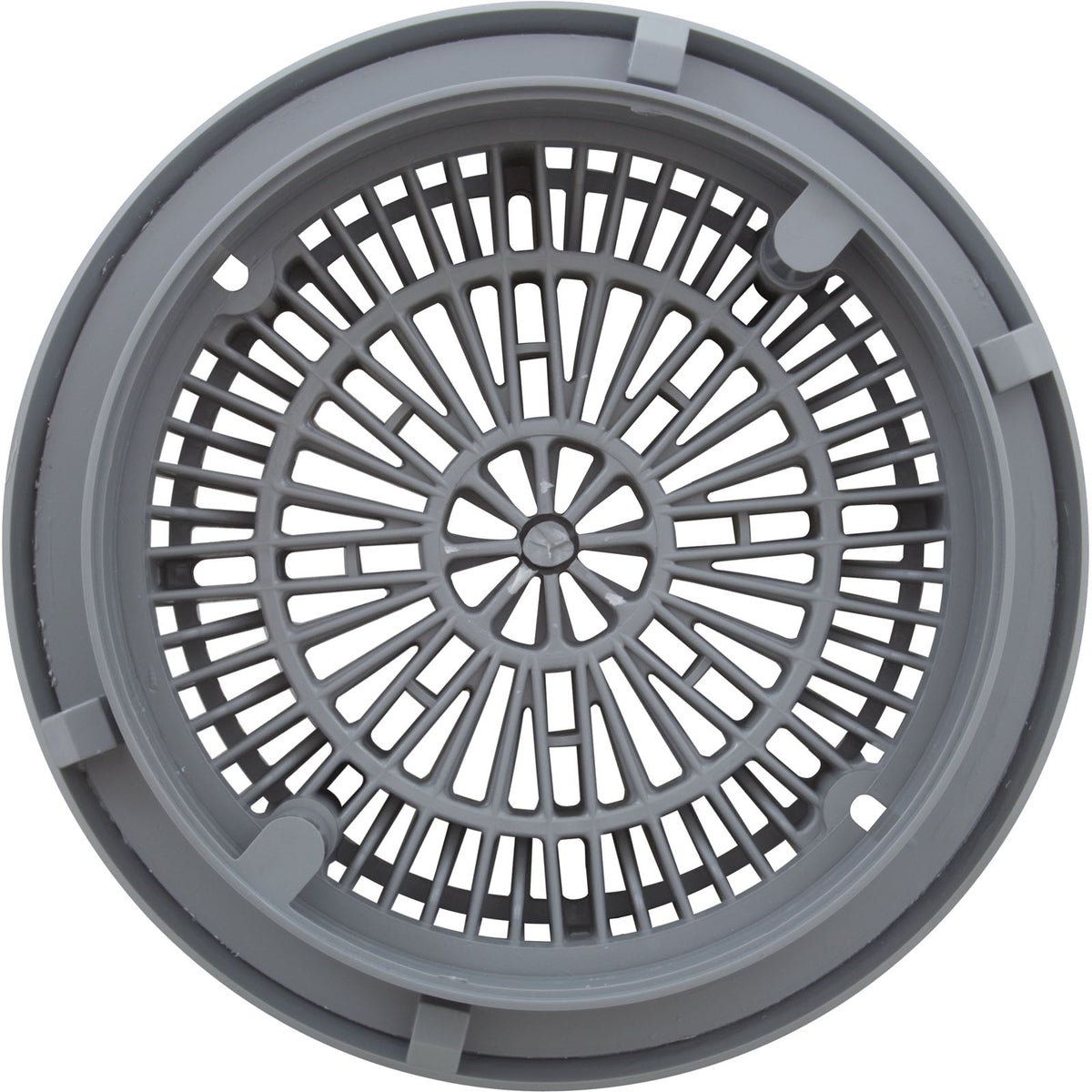 Gunite Main Drain Frame, Galaxy Lid (Av) , Gray